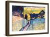 Winter landscape.-WASSILY KANDINSKY-Framed Premium Giclee Print