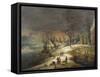 Winter Landscape-Lucas Van Uden-Framed Stretched Canvas