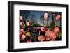 Winter Lantern Festival, Dancing Flowers, 2018-Anthony Butera-Framed Photographic Print