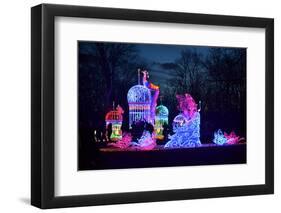 Winter Lantern Festival, Princess, 2018-Anthony Butera-Framed Photographic Print