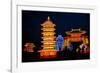 Winter Lantern Festival, Temple, 2018-Anthony Butera-Framed Photographic Print