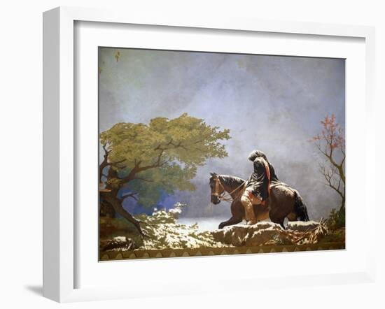 Winter, Late 19Th Century (Fresco)-Giuseppe Sciuti-Framed Giclee Print