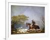 Winter, Late 19Th Century (Fresco)-Giuseppe Sciuti-Framed Giclee Print