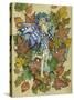 Winter Leaf Fairy-Linda Ravenscroft-Stretched Canvas