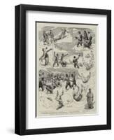 Winter Life in India with a New Goorkha Regiment-Charles Joseph Staniland-Framed Premium Giclee Print