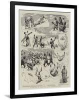 Winter Life in India with a New Goorkha Regiment-Charles Joseph Staniland-Framed Giclee Print