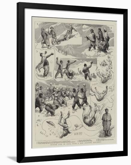 Winter Life in India with a New Goorkha Regiment-Charles Joseph Staniland-Framed Giclee Print