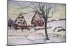 Winter Light (Oil on Canvas)-Jean Baptiste Armand Guillaumin-Mounted Giclee Print