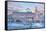 Winter Lights Buckingham Palace-Richard Harpum-Framed Stretched Canvas