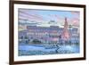 Winter Lights Buckingham Palace-Richard Harpum-Framed Premium Giclee Print