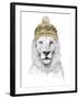 Winter Lion-Balazs Solti-Framed Photographic Print