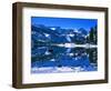 Winter Lodge in Sierra Nevada-Mick Roessler-Framed Photographic Print