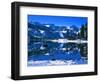 Winter Lodge in Sierra Nevada-Mick Roessler-Framed Photographic Print