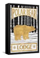 Winter Lodge Sign I-Andi Metz-Framed Stretched Canvas