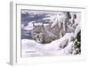 Winter Lynx-Russell Cobane-Framed Giclee Print