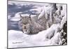 Winter Lynx-Russell Cobane-Mounted Giclee Print