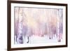 Winter Magic Birch Grove-Ataly-Framed Photographic Print