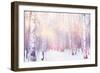 Winter Magic Birch Grove-Ataly-Framed Photographic Print