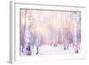 Winter Magic Birch Grove-Ataly-Framed Photographic Print