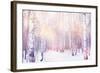 Winter Magic Birch Grove-Ataly-Framed Photographic Print