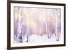 Winter Magic Birch Grove-Ataly-Framed Photographic Print