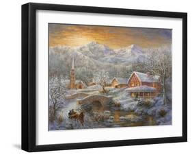 Winter Merriment-Nicky Boehme-Framed Giclee Print