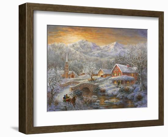 Winter Merriment-Nicky Boehme-Framed Giclee Print