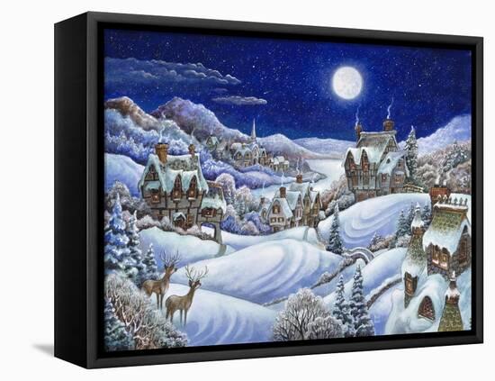 Winter Moon-Bill Bell-Framed Stretched Canvas