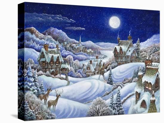 Winter Moon-Bill Bell-Stretched Canvas