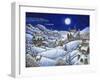 Winter Moon-Bill Bell-Framed Giclee Print