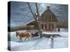 Winter Moonlight-Kevin Dodds-Stretched Canvas