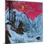 Winter Moonlit Night, 1919-Ernst Ludwig Kirchner-Mounted Giclee Print