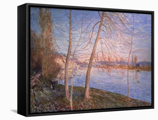 Winter Morning, 1878-Alfred Sisley-Framed Stretched Canvas