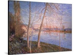 Winter Morning, 1878-Alfred Sisley-Stretched Canvas