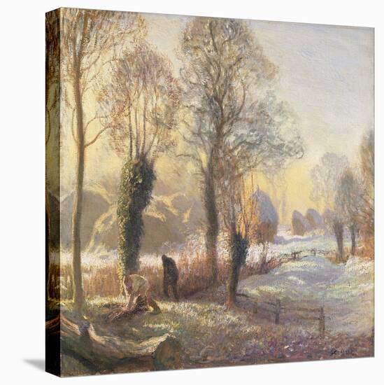 Winter Morning, 1906 (Oil on Canvas)-George Clausen-Stretched Canvas