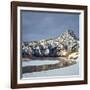 Winter Morning Along the Missouri River Near Hardy, Montana-John Lambing-Framed Photographic Print