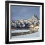 Winter Morning Along the Missouri River Near Hardy, Montana-John Lambing-Framed Photographic Print