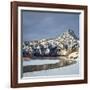 Winter Morning Along the Missouri River Near Hardy, Montana-John Lambing-Framed Photographic Print