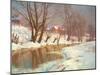 Winter Morning at a Stream-Walter Launt Palmer-Mounted Giclee Print