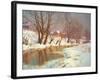 Winter Morning at a Stream-Walter Launt Palmer-Framed Giclee Print