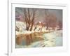 Winter Morning at a Stream-Walter Launt Palmer-Framed Giclee Print