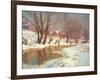 Winter Morning at a Stream-Walter Launt Palmer-Framed Giclee Print