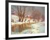 Winter Morning at a Stream-Walter Launt Palmer-Framed Giclee Print