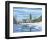 Winter Morning - Fountains Abbey Yorkshire-Richard Harpum-Framed Art Print