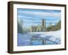 Winter Morning - Fountains Abbey Yorkshire-Richard Harpum-Framed Art Print