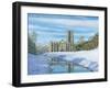 Winter Morning - Fountains Abbey Yorkshire-Richard Harpum-Framed Art Print