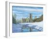 Winter Morning - Fountains Abbey Yorkshire-Richard Harpum-Framed Art Print