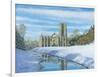 Winter Morning - Fountains Abbey Yorkshire-Richard Harpum-Framed Art Print