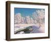 Winter Morning in Engadine-Ivan Fedorovich Choultse-Framed Giclee Print