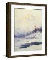 Winter Morning, Mount Mckinley, Alaska-Sidney Laurence-Framed Giclee Print